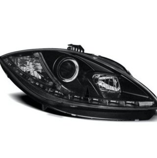 Pareja de Faros delanteros para Seat Leon 09-12 co