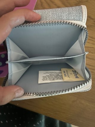 Cartera azul de Stitch con llavero