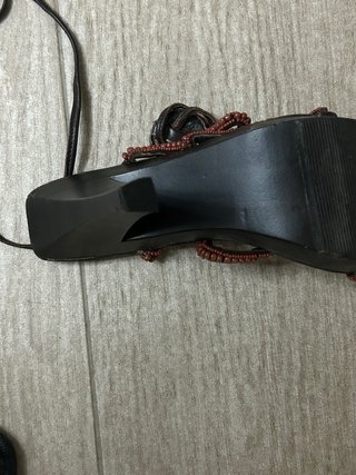 Tacones gladiador con pedrería
