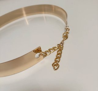 Cintura metallo dorato regolabile
