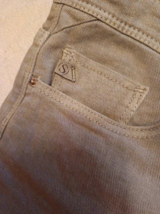 Shorts vaqueros verdes