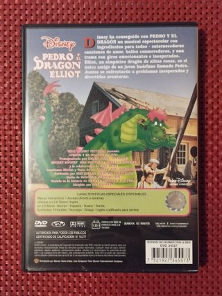 DVD Pedro y el dragón Elliot (1977)