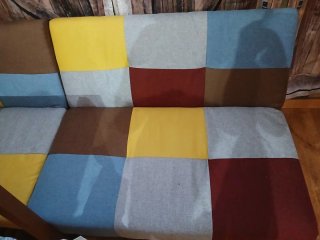 Sofá Cama Patchwork Multicolor