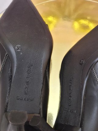 Tacones AgaShu Negros Mujer vintage y2k España