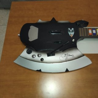 Bajo Hacha Kiss Guitar Hero PS2/PS3/Wii