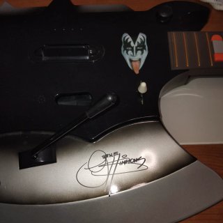 Bajo Hacha Kiss Guitar Hero PS2/PS3/Wii