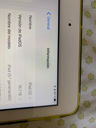 iPad 5ta Gen 32GB Wi-Fi + Bluetooth