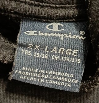 Sudadera Champion Negra