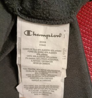 Sudadera Champion Negra