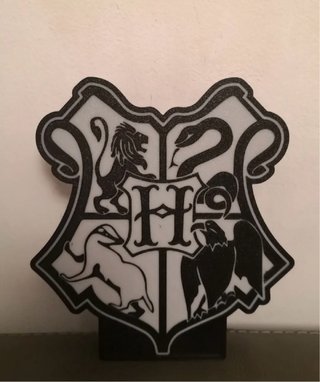 Lámpara Escudo Hogwarts Harry Potter