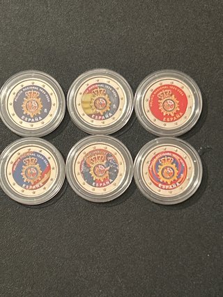 Monedas 2€ Color España 2024 Policía Nacional