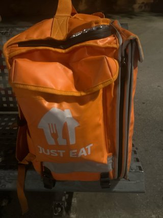 Saco de reparto Just Eat naranja