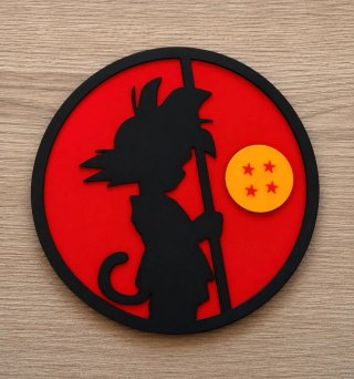 Goku Dragon Ball con sfera del drago