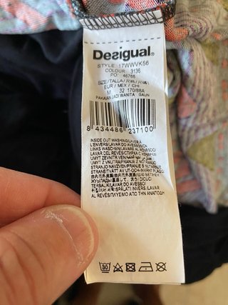 Vestido estampado talla M