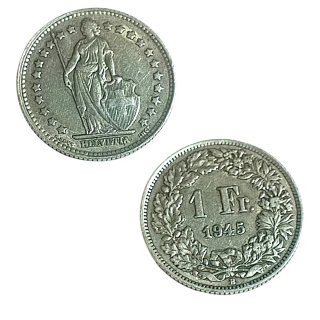 Lote 5 Monedas Plata (Suiza, EEUU, Venezuela)