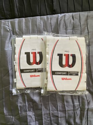 30 Wilson Pro Overgrip blancas tenis padel nuevas