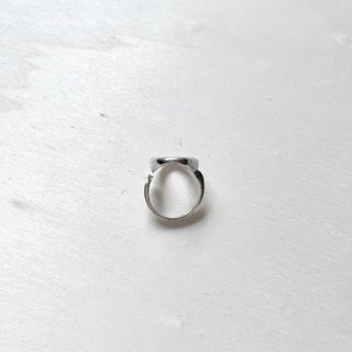 Anillo ajustable ovalado plata 925