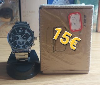 Lote: Auriculares AUKEY + Reloj Geneva 15€