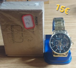 Lote: Auriculares AUKEY + Reloj Geneva 15€