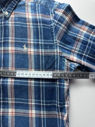 Camisa Ralph Lauren Vintage Cuadros Azul algodon