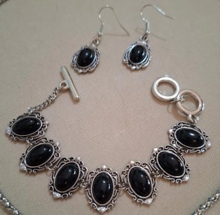 Set etnico collana, bracciale, orecchini