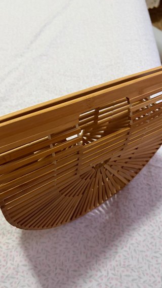 Bolso de bambú artesanal