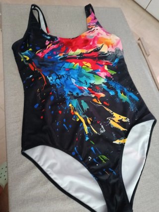 Bañador estampado multicolor