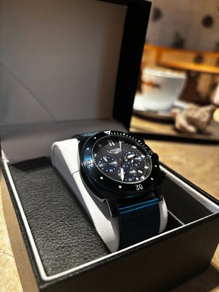 Reloj LONGBO Negro/Azul