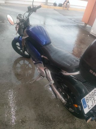 Moto Eléctrica Super Soco 125cc Azul/Blanca