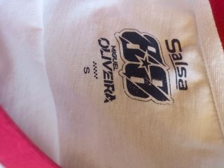 Camiseta Salsa Miguel Oliveira Roja y Blanca