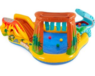 Piscina hinchable infantil con tobogán