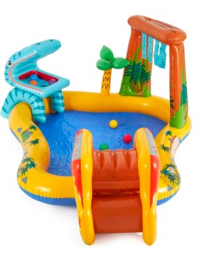 Piscina hinchable infantil con tobogán