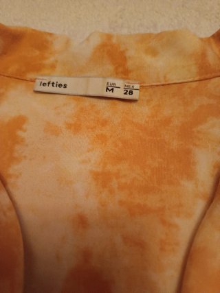 Camisa estampada amarilla