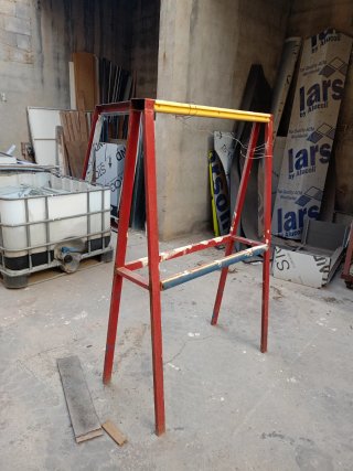 Caballete para cristales