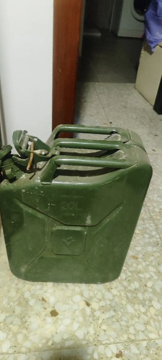 Bidón Gasolina Militar Verde 20L