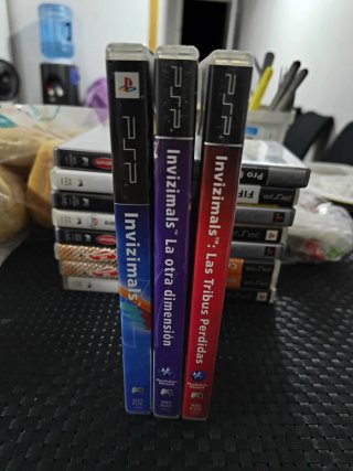 Lote 3 juegos InviZimals PSP