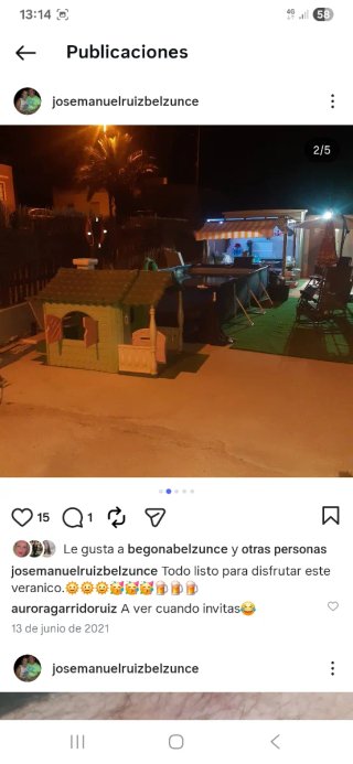 Parcela de 400 metros  con casa prefabricada