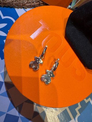 Pendientes Tous Sweet Dolls Oso Plata