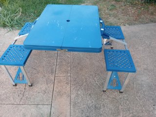 Mesa Camping Plegable Portátil