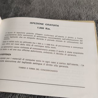 Livro de Garantia Kawasaki