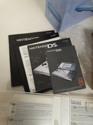 Nintendo DS Lite Azul Completa edición nintendogs