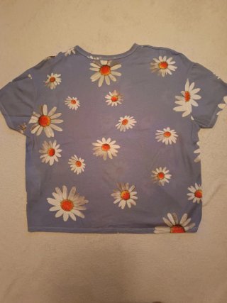 Camiseta Zara flores margaritas