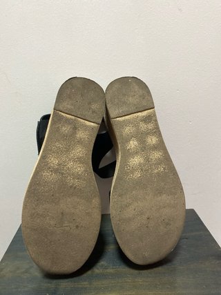Sandalias negras con plataforma talla 37