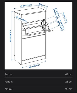 Zapatero Ikea Blanco