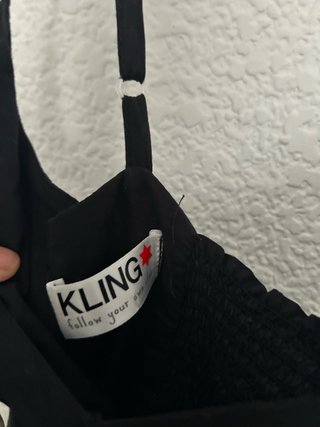 Vestido negro Kling