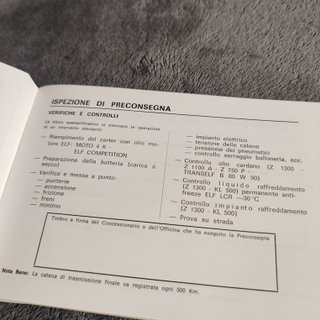 Livro de Manutenção/Garantia Kawasaki