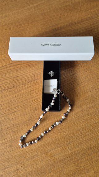 Collar A. Arzuaga perlas cultivadas multicolor NEW