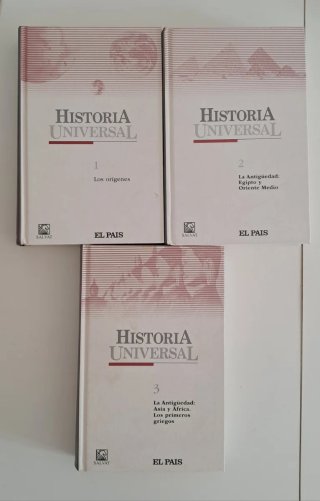 Pack 3 Libros Historia Universal.