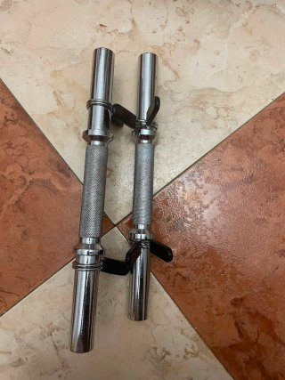 2 Barras Mancuernas con Cierres