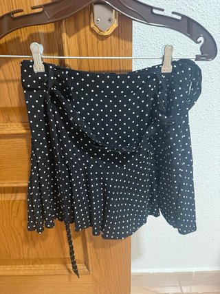 Falda pantalón Zara lunares